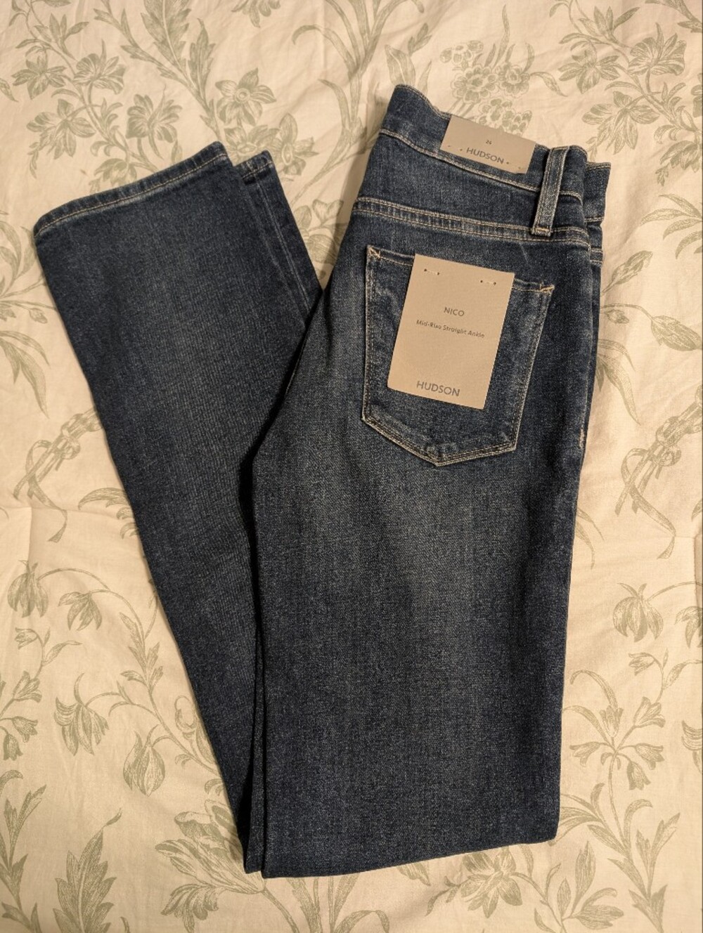 Women's Hudson Jeans Nico Mid Rise Straight Ankle Jeans NWT